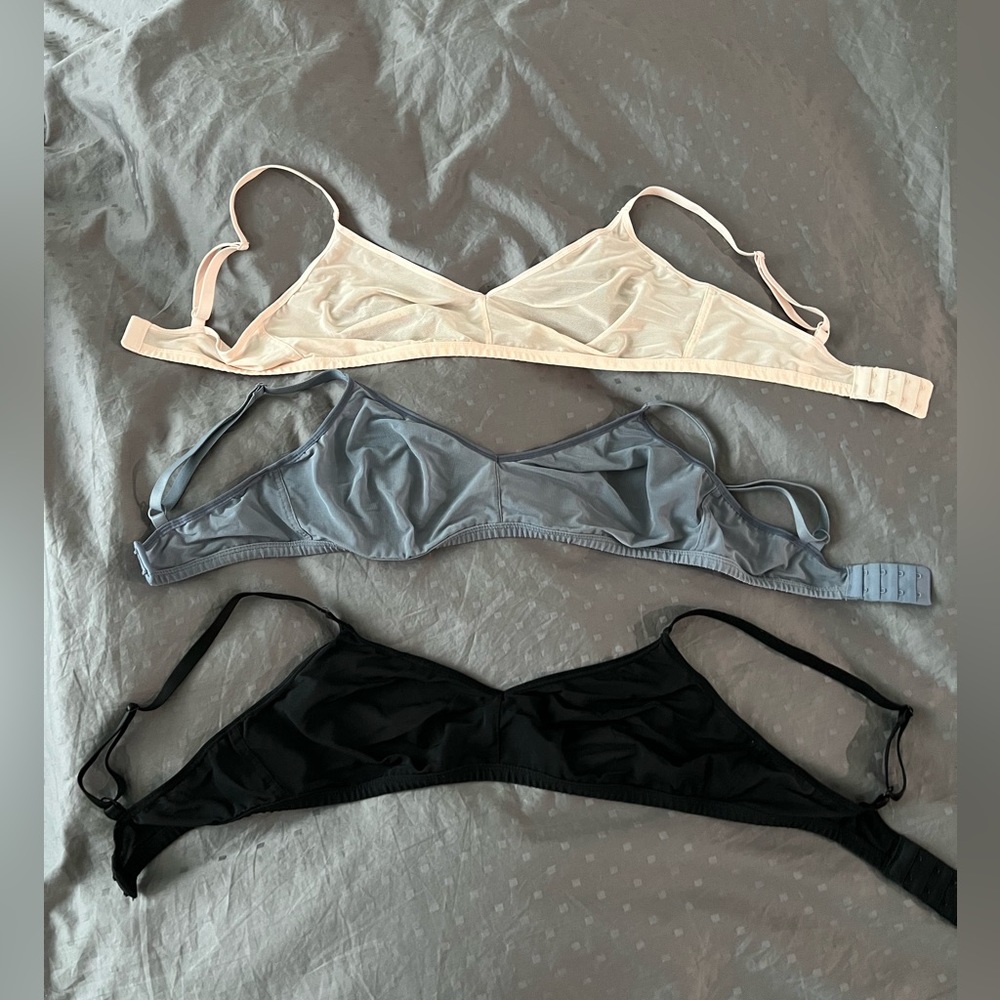 Negative Underwear Sieve Non Wire Bra - 3 Pack!